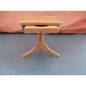 Vintage Reevesline Japan Doll House Furniture Table with drawer 1972